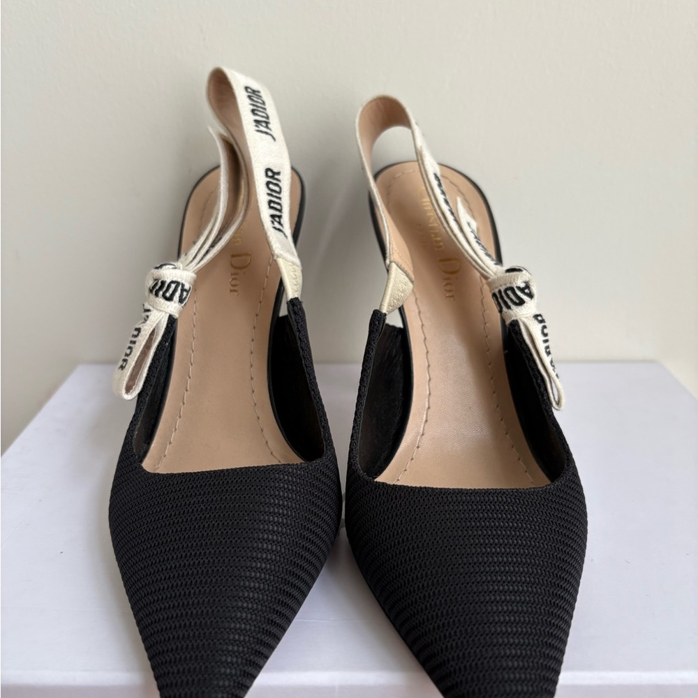 Dior Ribbon Slingback Heels - Picture 3 of 9